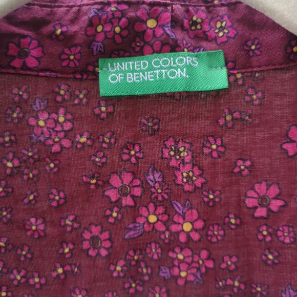 Benetton Shirt, cotton size L - Picture 2 of 3